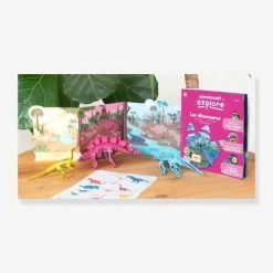 Kit Collector Les Dinosaures 3/7 Ans PANDACRAFT Bleu - Pandacraft -vertbaudet shop kit collector les dinosaures 37 ans pandacraft 4
