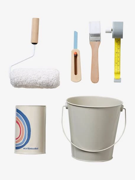 Kit Du Peintre En Bois FSC® Bleu - Vertbaudet 3 Kit Du Peintre En Bois FSC® Bleu - Vertbaudet – Image 3