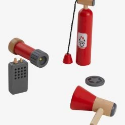 Kit Du Pompier En Bois FSC® Multicolore - Vertbaudet
