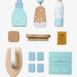 Kit Produits Ménagers En Bois FSC® Blanc - Vertbaudet -vertbaudet shop kit produits menagers en bois fsc 2