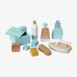 Kit Produits Ménagers En Bois FSC® Blanc - Vertbaudet