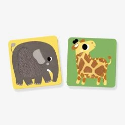 Les Animaux à Toucher NATHAN Blanc - Nathan -vertbaudet shop les animaux a toucher nathan 5