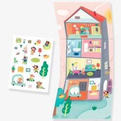 Les Animaux Et Leurs Maisons - DJECO Multicolore - Djeco -vertbaudet shop les animaux et leurs maisons djeco 1