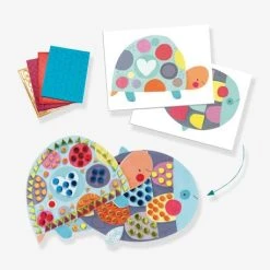 Les Animaux Et Leurs Maisons - DJECO Multicolore - Djeco -vertbaudet shop les animaux et leurs maisons djeco 3