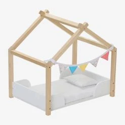 Lit Cabane Poupon En Bois FSC® Multicolore - Vertbaudet
