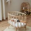 Lit Poupon En Rotin Beige - Vertbaudet