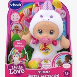 Little Love Paillettes Licorne Arc-en-ciel VTECH Multicolore - Toutes Les Marques
