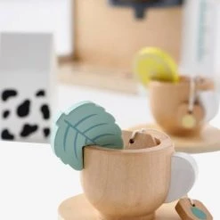 Machine à Café Et à Thé En Bois FSC® Multicolore - Vertbaudet -vertbaudet shop machine a cafe et a the en bois fsc 3