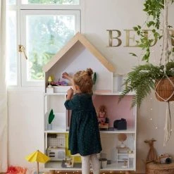 Maison De Poupée Mannequin En Bois FSC® Multicolore - Vertbaudet -vertbaudet shop maison de poupee mannequin en bois fsc 5