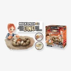 Maxi Pack 12 Oeufs Dinosaures - BUKI Orange - Buki -vertbaudet shop maxi pack 12 oeufs dinosaures buki 4