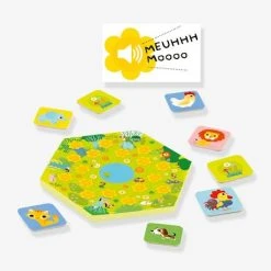 Memo Meuh - DJECO Vert - Djeco -vertbaudet shop memo meuh djeco 2