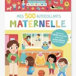 Mes 500 Autocollants - Maternelle - AUZOU Jaune - Auzou
