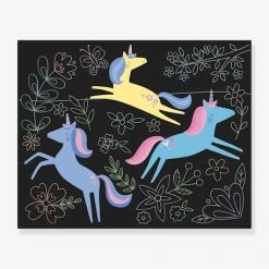 Mes Cartes à Gratter Licornes - AUZOU Noir - Auzou -vertbaudet shop mes cartes a gratter licornes auzou 1