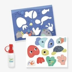 Mes Premiers Collages - DJECO Vert - Djeco 8 Mes Premiers Collages - DJECO Vert - Djeco -vertbaudet shop mes premiers collages djeco 3