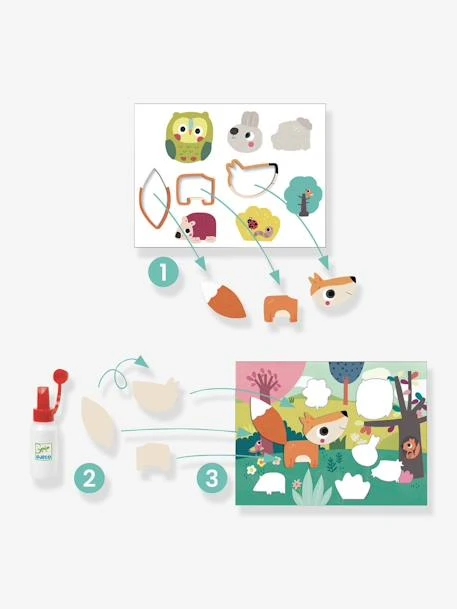 Mes Premiers Collages - DJECO Vert - Djeco 5 Mes Premiers Collages - DJECO Vert - Djeco – Image 5