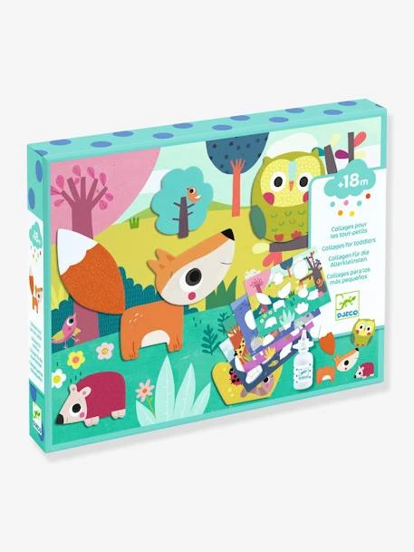 Mes Premiers Collages - DJECO Vert - Djeco 1 Mes Premiers Collages - DJECO Vert - Djeco