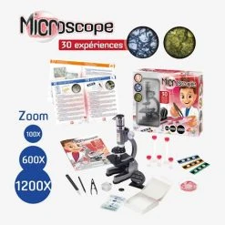 Microscope - 30 Expériences BUKI Rouge - Buki -vertbaudet shop microscope 30 experiences buki 2