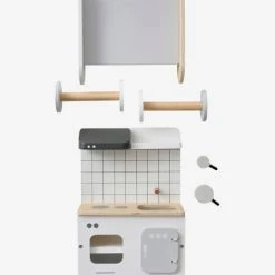 Mobilier De Cuisine Pour Poupée Mannequin En Bois FSC® Blanc - Vertbaudet -vertbaudet shop mobilier de cuisine pour poupee mannequin en bois fsc 3