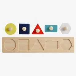 Mon 1er Puzzle Des Formes En Bois FSC® Multicolore - Vertbaudet -vertbaudet shop mon 1er puzzle des formes en bois fsc 3