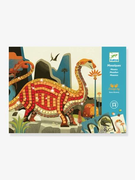 Mosaïques Dinosaures DJECO Rouge - Djeco 1 Mosaïques Dinosaures DJECO Rouge - Djeco