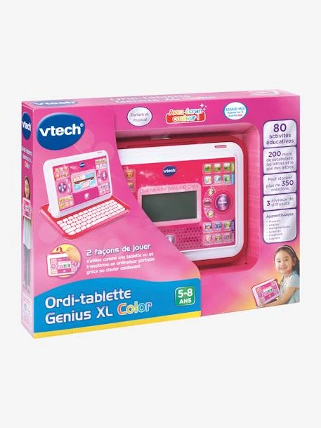 Ordi-tablette Genius XL Color VTECH Rose - Toutes Les Marques 5 Ordi-tablette Genius XL Color VTECH Rose - Toutes Les Marques – Image 5