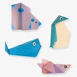 Origami Facile - Les Animaux Polaires DJECO Bleu - Djeco 8 Origami Facile - Les Animaux Polaires DJECO Bleu - Djeco -vertbaudet shop origami facile les animaux polaires djeco 2