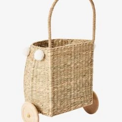 Panier à Roulettes Herbier Blanc - Vertbaudet 9 Panier à Roulettes Herbier Blanc - Vertbaudet -vertbaudet shop panier a roulettes herbier 4