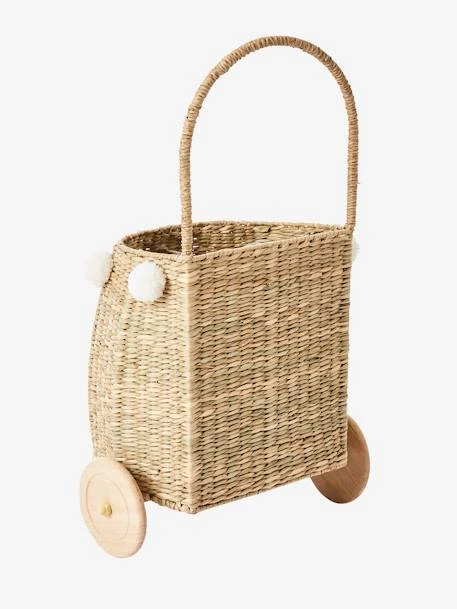 Panier à Roulettes Herbier Blanc - Vertbaudet 5 Panier à Roulettes Herbier Blanc - Vertbaudet – Image 5