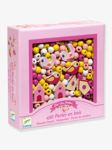 Perles Bois - Oiseaux - DJECO Multicolore - Djeco 1 Perles Bois - Oiseaux - DJECO Multicolore - Djeco