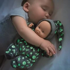 Poupée Babipouce Brille Dans La Nuit COROLLE Gris Fonce Uni Avec Decor - Corolle -vertbaudet shop poupee babipouce brille dans la nuit corolle 3