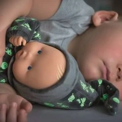 Poupée Babipouce Brille Dans La Nuit COROLLE Gris Fonce Uni Avec Decor - Corolle -vertbaudet shop poupee babipouce brille dans la nuit corolle 4