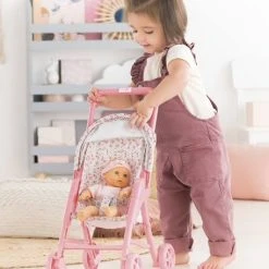 Poussette Fleurie - Mon Premier Poupon - COROLLE Rose Bonbon - Corolle -vertbaudet shop poussette fleurie mon premier poupon corolle 3