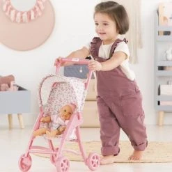 Poussette Fleurie - Mon Premier Poupon - COROLLE Rose Bonbon - Corolle -vertbaudet shop poussette fleurie mon premier poupon corolle 4