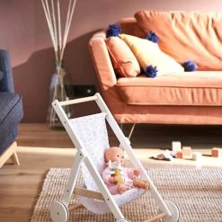 Poussette Poupon En Bois FSC® Blanc - Vertbaudet