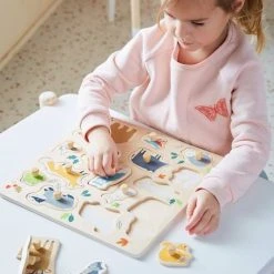 Puzzle Bouton Forêt En Bois FSC® Multicolore - Vertbaudet -vertbaudet shop puzzle bouton foret en bois fsc 4