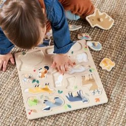 Puzzle Bouton Forêt En Bois FSC® Multicolore - Vertbaudet -vertbaudet shop puzzle bouton foret en bois fsc 5