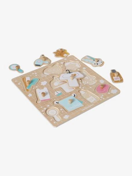 Puzzle Bouton Salle De Bain En Bois FSC® Multicolore - Vertbaudet 3 Puzzle Bouton Salle De Bain En Bois FSC® Multicolore - Vertbaudet – Image 3
