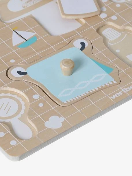 Puzzle Bouton Salle De Bain En Bois FSC® Multicolore - Vertbaudet 6 Puzzle Bouton Salle De Bain En Bois FSC® Multicolore - Vertbaudet – Image 6