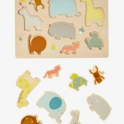 Puzzle Chunky Jungle En Bois FSC® Multicolore - Vertbaudet -vertbaudet shop puzzle chunky jungle en bois fsc 2