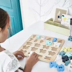 Puzzle Des Chiffres En Bois FSC® Multicolore - Vertbaudet -vertbaudet shop puzzle des chiffres en bois fsc 1