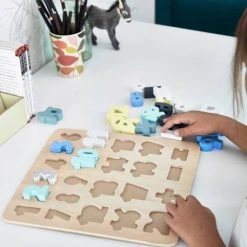 Puzzle Des Chiffres En Bois FSC® Multicolore - Vertbaudet -vertbaudet shop puzzle des chiffres en bois fsc 2