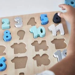 Puzzle Des Chiffres En Bois FSC® Multicolore - Vertbaudet -vertbaudet shop puzzle des chiffres en bois fsc 3