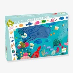 Puzzle D'observation Aquatique DJECO Bleu - Djeco