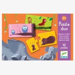 Puzzle Duo Maman Et Bébé DJECO Multicolore - Djeco
