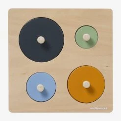 Puzzle Formes Rondes Animaux En Bois FSC® Multicolore - Vertbaudet -vertbaudet shop puzzle formes rondes animaux en bois fsc 3