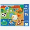 Puzzle Tactiloferme 20 Pièces DJECO Multicolore - Djeco