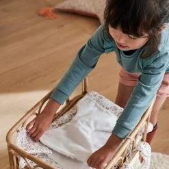 Sac à Langer Poupon En Gaze De Coton Flora Multicolore - Vertbaudet -vertbaudet shop sac a langer poupon en gaze de coton flora 2