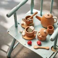 Service à Thé En Bois FSC® Blanc - Vertbaudet