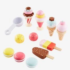 Set De Glacier En Bois FSC® Multicolore - Vertbaudet