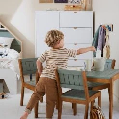 Table Outdoor Maternelle Summer Kaki - Vertbaudet -vertbaudet shop table outdoor maternelle summer 2